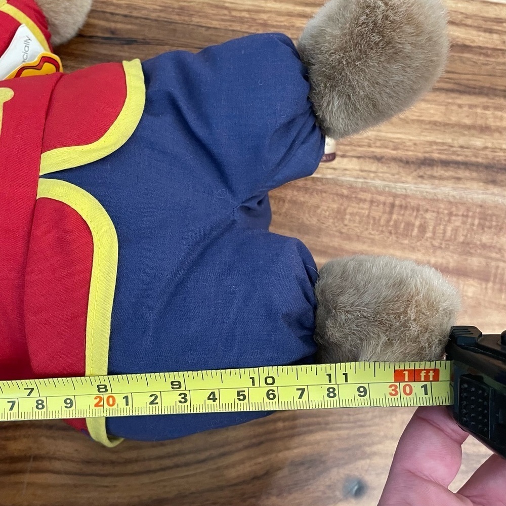 Vintage 1989 Prestige Toy Corp Toy Soldier Teddy Bear Plush 12” With Tags. - Picture 11 of 16
